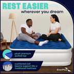 EnerPlex Air Mattress with Built-in Pump - Double Height Inflatable Mattress for Camping, Home & Portable Travel - Queen, 13 Inch  sgtnighsdesigns