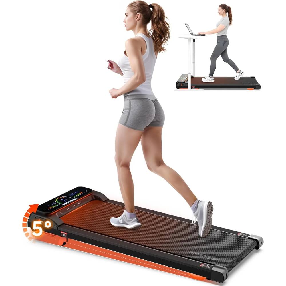 Lysole Walking Pad Treadmil with Remote Control Large LED Display