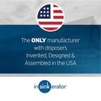 InSinkErator Badger 5 Garbage Disposal, 1/2 HP Continuous Feed, Durable Steel, Easy Install