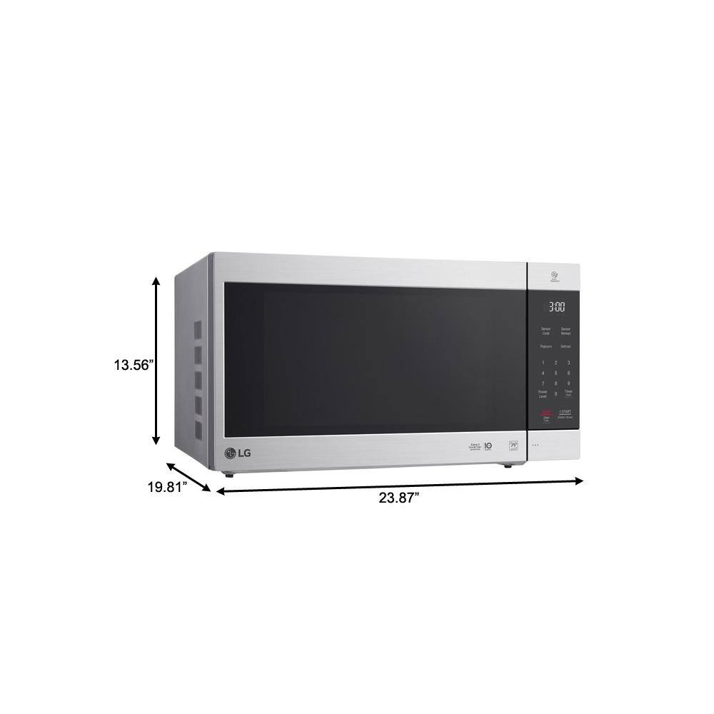 Electronics LMC2075ST NeoChef 24 in. Width 2.0 cu.ft. Stainless Steel 1200-Watt Countertop Microwave
