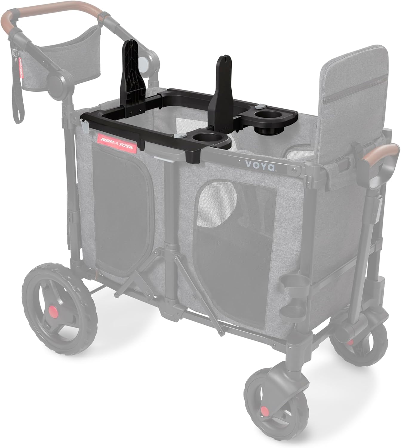 Stroller Wagon, 4 Seater Wagon Stroller for Kids with Low Sides, Baby Stroller Wagon, Quad Stroller