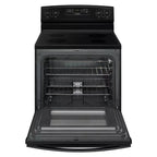 4.8 cu. ft. Electric Range in Stainless Steel Black