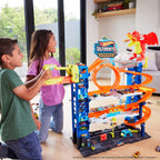 Hot Wheels City Ultimate Garage Playset with 2 Die-Cast Cars, Storage for 50+ Cars Child Age 4-8