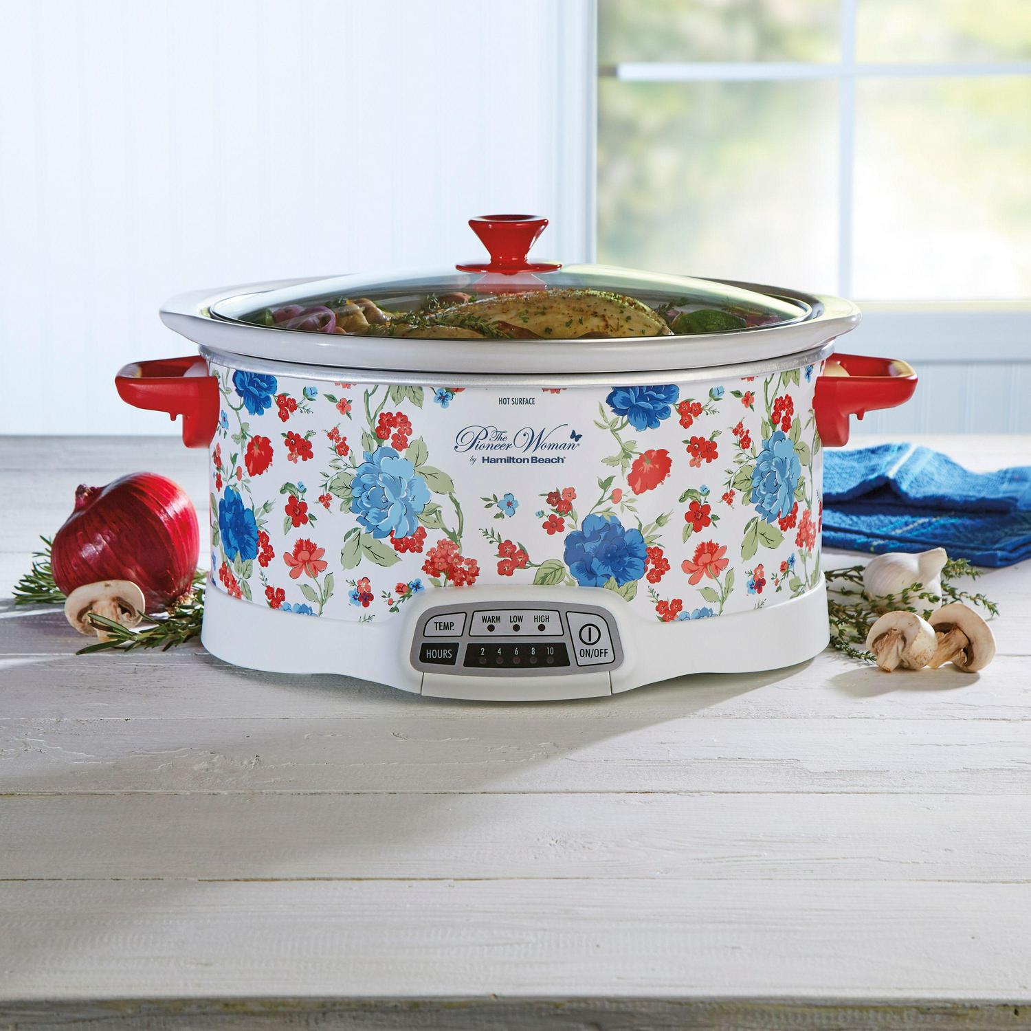 The Pioneer Woman Classic Charm 7-qt Programmable Slow Cooker by Hamilton Beach