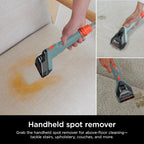 Shark CarpetXpert EX201 Carpet Cleaner, Cyan  C Deep Cleaning with StainStriker, Perfect for Pets, Includes Spot & Stain Remover Tools