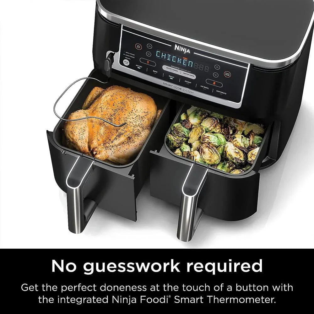 Ninja DZ550 Foodi 10 Quart 6-in-1 DualZone