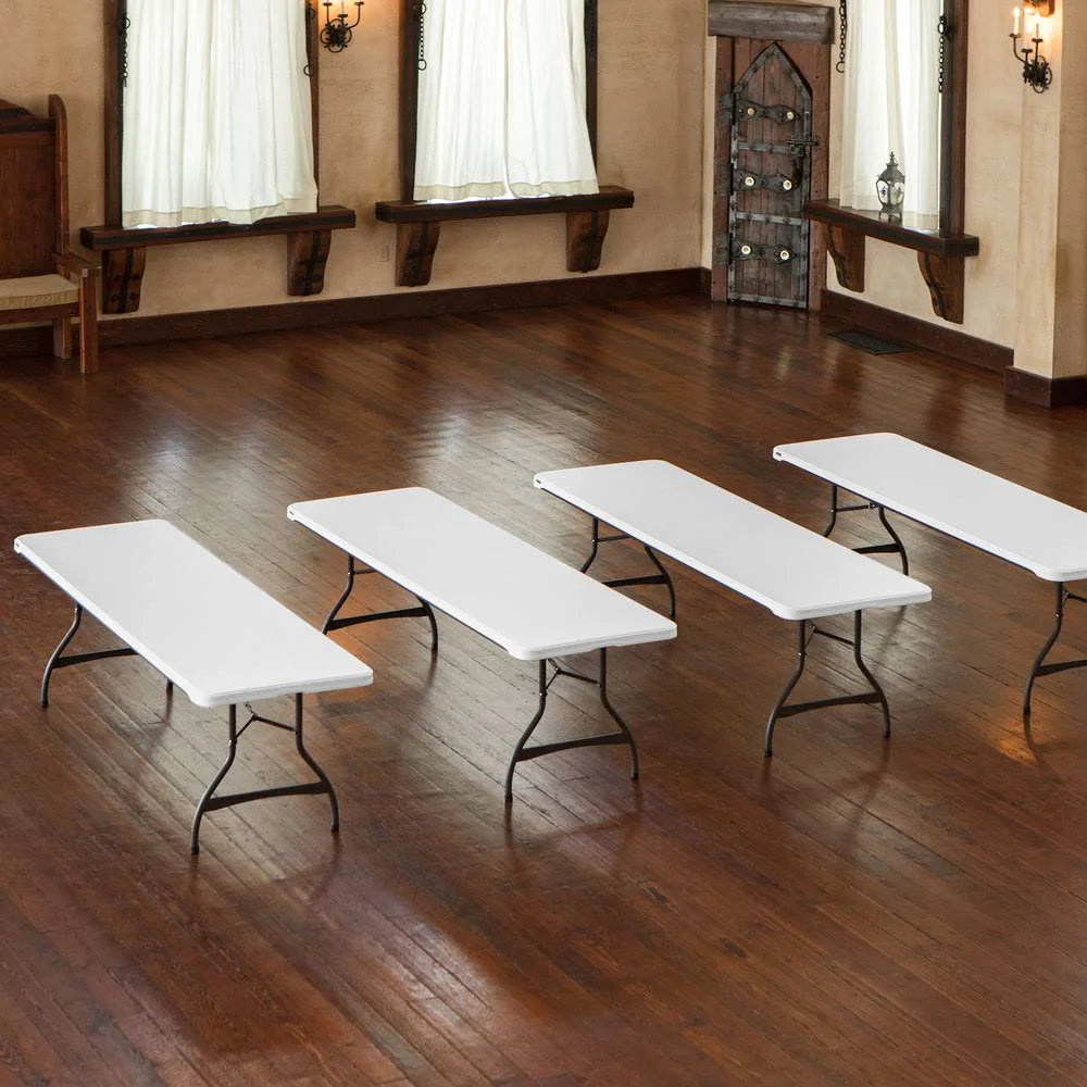 Lifetime 4-Pack Commercial Stacking 8 ft Folding Table