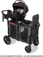 Stroller Wagon, 4 Seater Wagon Stroller for Kids with Low Sides, Baby Stroller Wagon, Quad Stroller