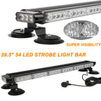 ASPL 29.5" 54 LED Strobe Light Bar with Magnetic Base