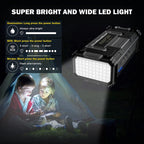AVAPOW 6000A Car Battery Jump Starter, Dual USB Quick Charge, LED Light, 12V for Gas/Diesel Engines
