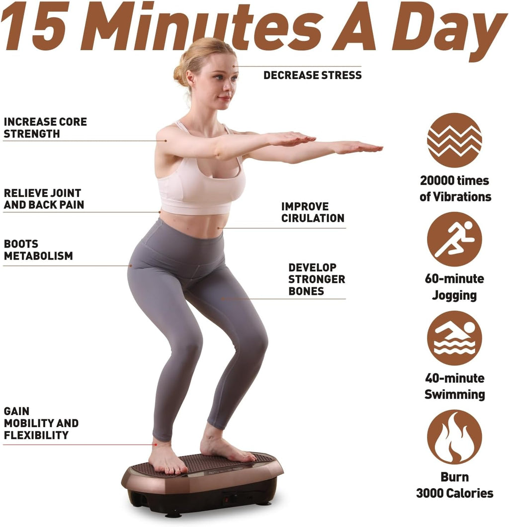 EILISON Vibration Plate Exercise Machine