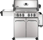 Napoleon P500RSIBPSS-3 Prestige 500 RSIB Propane Gas Grill, sq. in + Infrared Side and Rear Burner, Stainless Steel