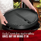 George Foreman Silver 12+ Servings Upto 15 Electric Grill