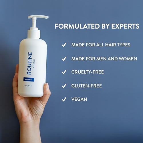 2025 Shampoo and Conditioner Set for Stronger Hair – Vegan  Clinically Tested Biotin Shampoo with Nourishing Oils and Vitamins – Rose Hips 14oz (Pack of 2)