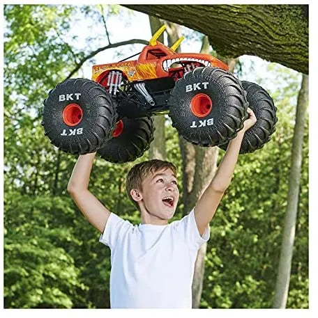Monster Jam, Official Mega Grave Digger All-Terrain Remote Control Monster Truck with Lights  sgtnighsdesigns