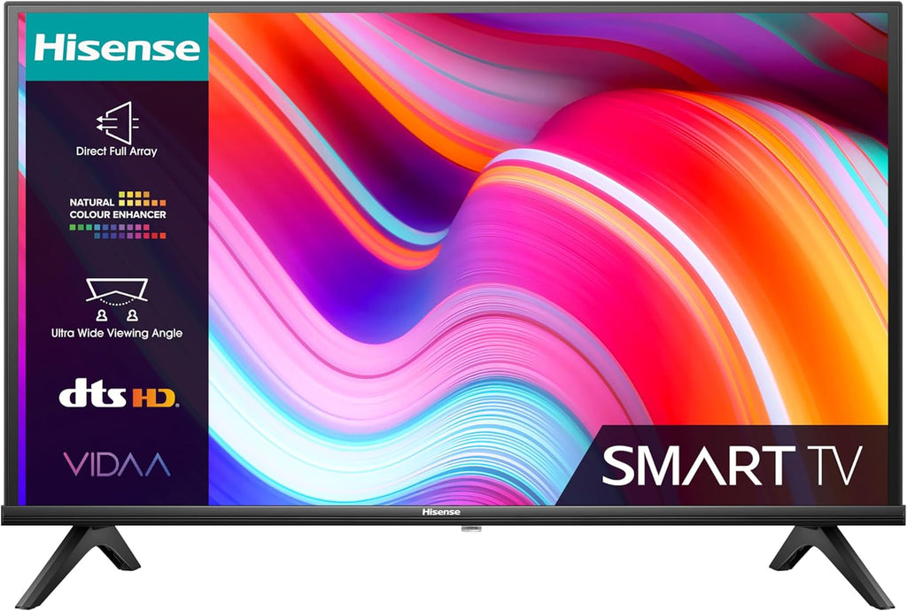 Hisense 55 Inch 4K Smart TV 55E6NTUK - Dolby Vision, Game Mode PLUS with 60Hz VRR ALLM, Smooth Motion, AI Sports Mode, Vidaa OS with Freely, Youtube, Netflix and Disney+ & Now TV (2024 Model)