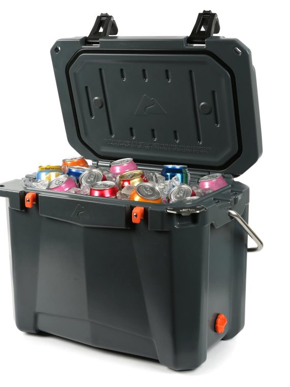 2025 Ozark Trail 26 Quart High Performance Roto-Molded Cooler with MicrobanA , Gray