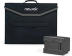 48 Qt. Portable 12v Electric Cooler with LG Compressor, Fridge and Freezer, Rugged Wheels, and Solar Power Input, Perfect Plug-In Cooler for Camping, Trucks, Travel, Car and Home