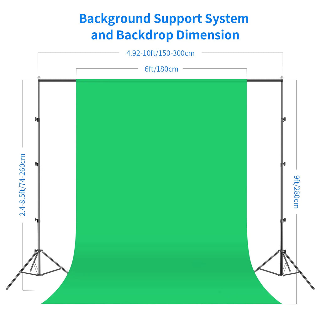 NEEWER Photography Lighting kit with Backdrops