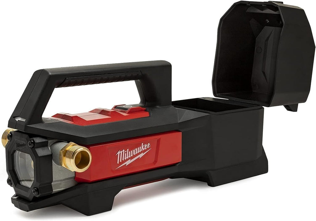 Milwaukee M18 2771-20 Battery-Powered Above Ground Water Pump, 8 GPM, 18V, Black