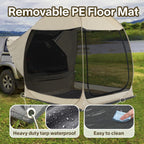 Alvantor Screen House Gazebo, 6-10-15 Person Pop Up Igloo Screened Canopy Tent with Mosquito Netting Sides, Instant UV Resistant Sun Shelter for Garden, Patio, Backyard