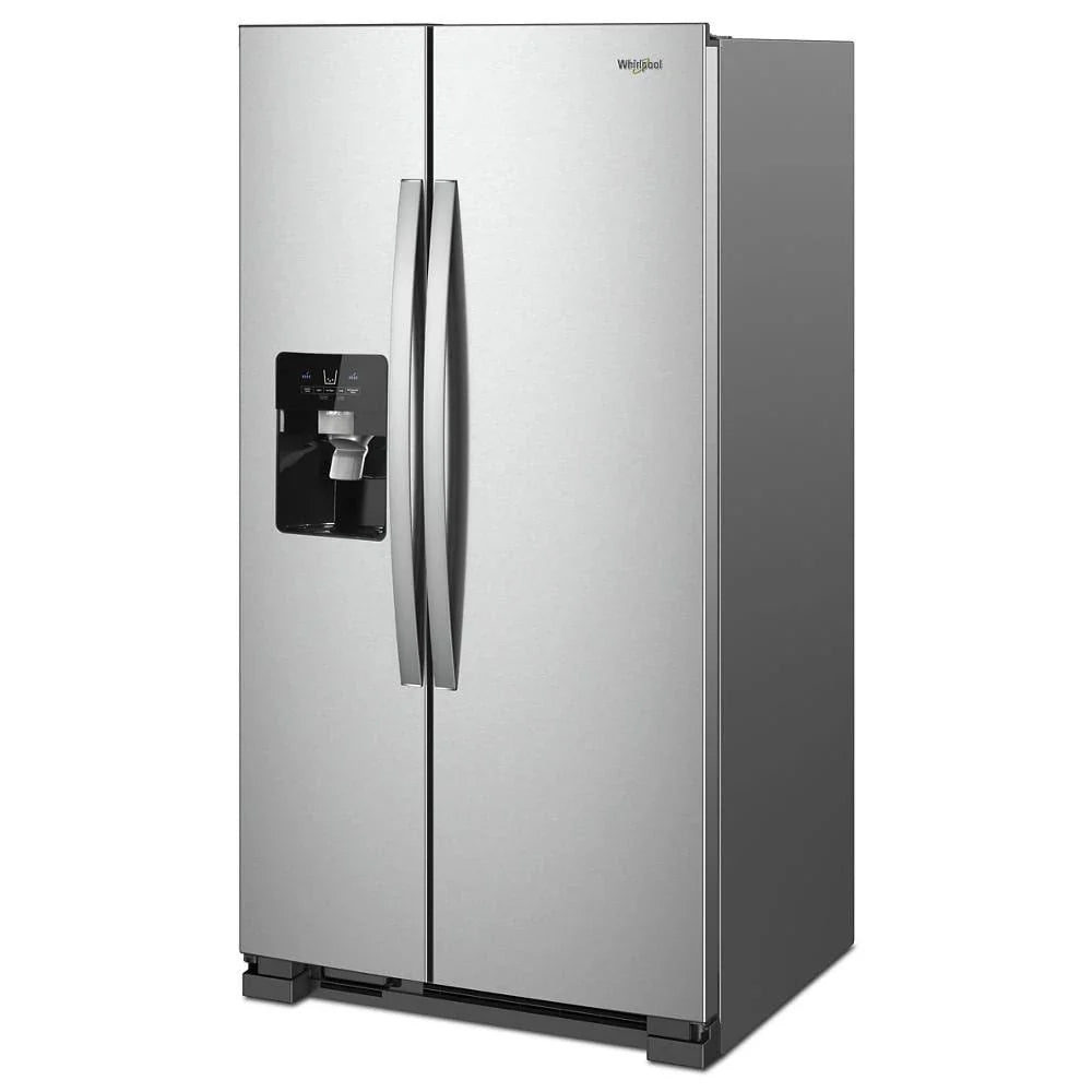 Whirlpool 36-Inch Wide Side-By-Side Refrigerator - 24 Cu. ft. Stainless Steel