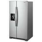 Whirlpool 36-Inch Wide Side-By-Side Refrigerator - 24 Cu. ft. Stainless Steel