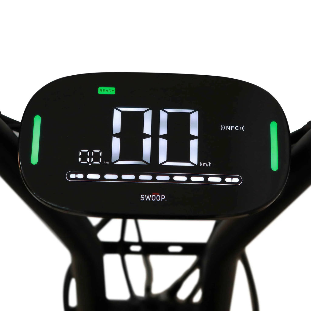 Swoop Elektrische Bromfiets Turbo 2000W Zwart