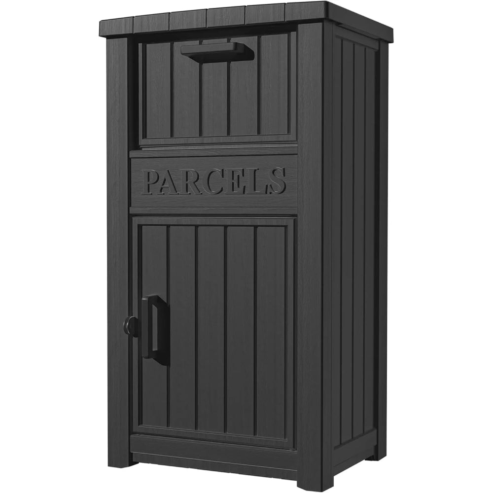 LHBGO Package Delivery Box for Outside, Storage Box with Lockable Secure