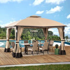 Moorehead 12 Ft. W x 10 Ft. D Steel Patio Gazebo
