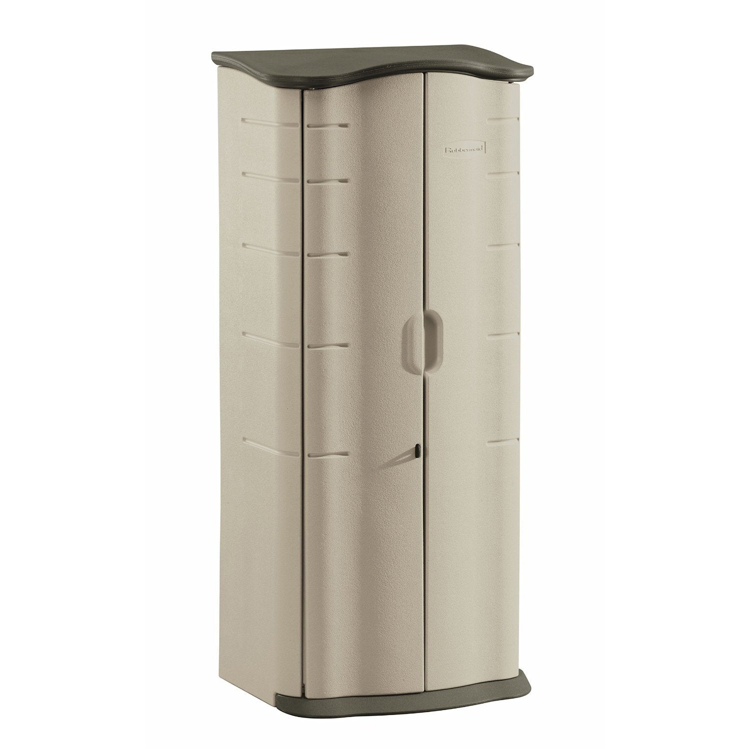 Rubbermaid Vertical Resin Weather Resistant Outdoor Storage Shed