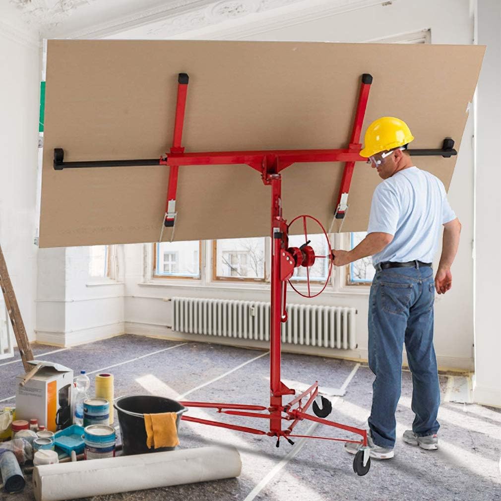 FDW Drywall Panel Hoist Construction Rolling Caster Wheel Lockable Tool