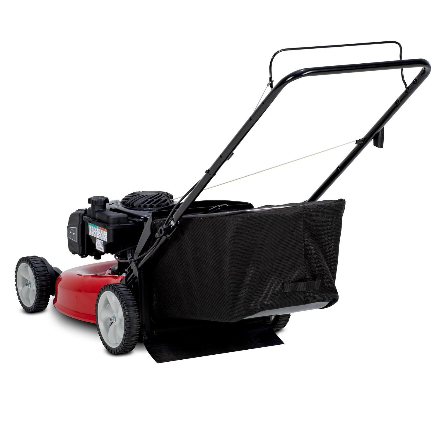 Yard Machines 21′′ Gas Push Lawn Mower, 140cc Briggs & Stratton Engine, Steel Deck, 3-in-1 Cutting