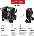 Stroller Wagon, 4 Seater Wagon Stroller for Kids with Low Sides, Baby Stroller Wagon, Quad Stroller