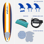Classic Soft Top Foam 8ft Surfboard