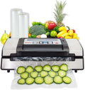Nesco Deluxe Food VS-12 Vacuum Sealer, 130 Watts, Kit Bags & Viewing Lid