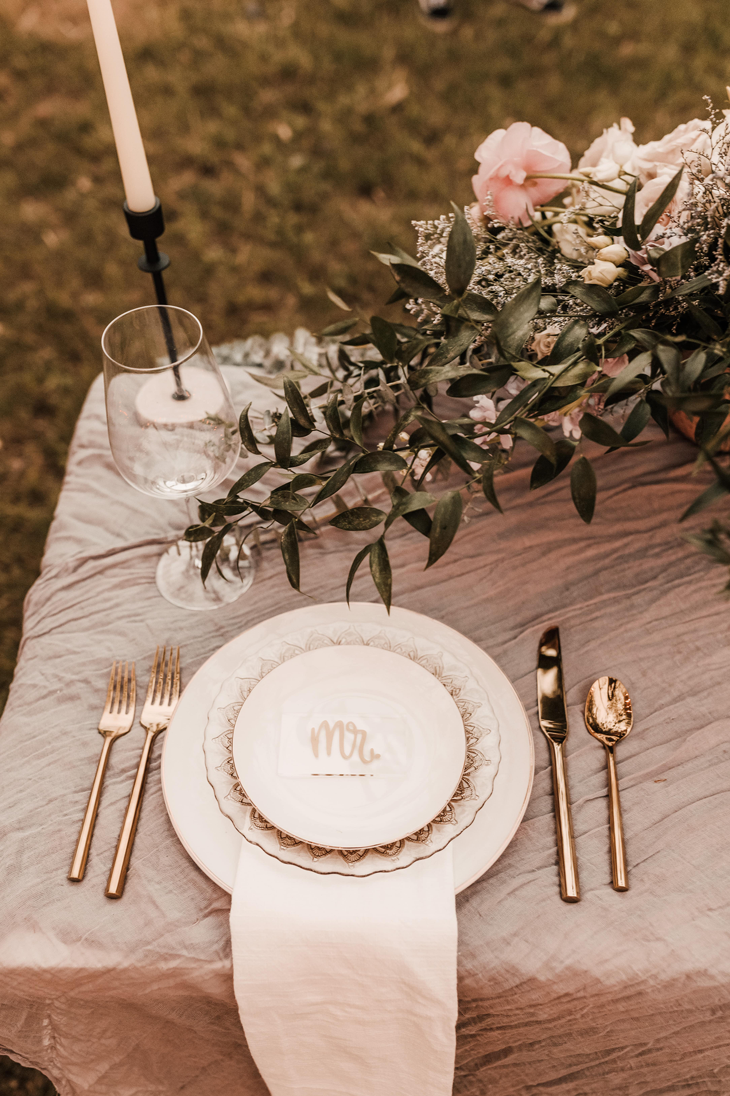 Rectangle Acrylic Place Cards