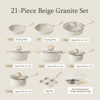 Carote Induction Kitchen Cookware Sets