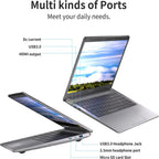 SGIN M15 15.6′′ Laptop, Full HD, 4GB RAM, 128GB SSD, Quad-Core Intel Celeron, Windows 11