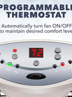 2025 Bionaire 8.5′′ Twin Window Fan with Reversible Airflow  3 Speeds  Remote Control