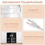 Premium 3-In-1 Baby Bottle Steam Sterilizer And Dryer With LED Monitor