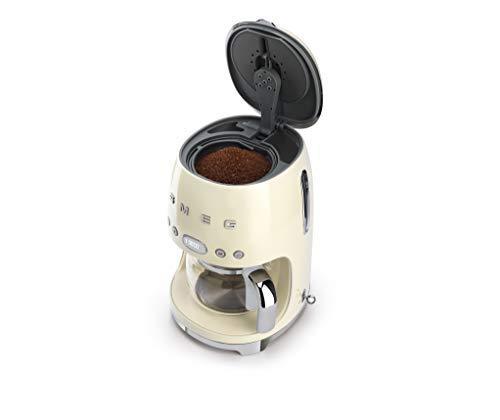 Smeg Retro Style Coffee Maker Machine, 173 x 128 x 113, Cream