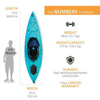 Lifetime Guster 100 Sit-In Kayak (2-Pack) 457