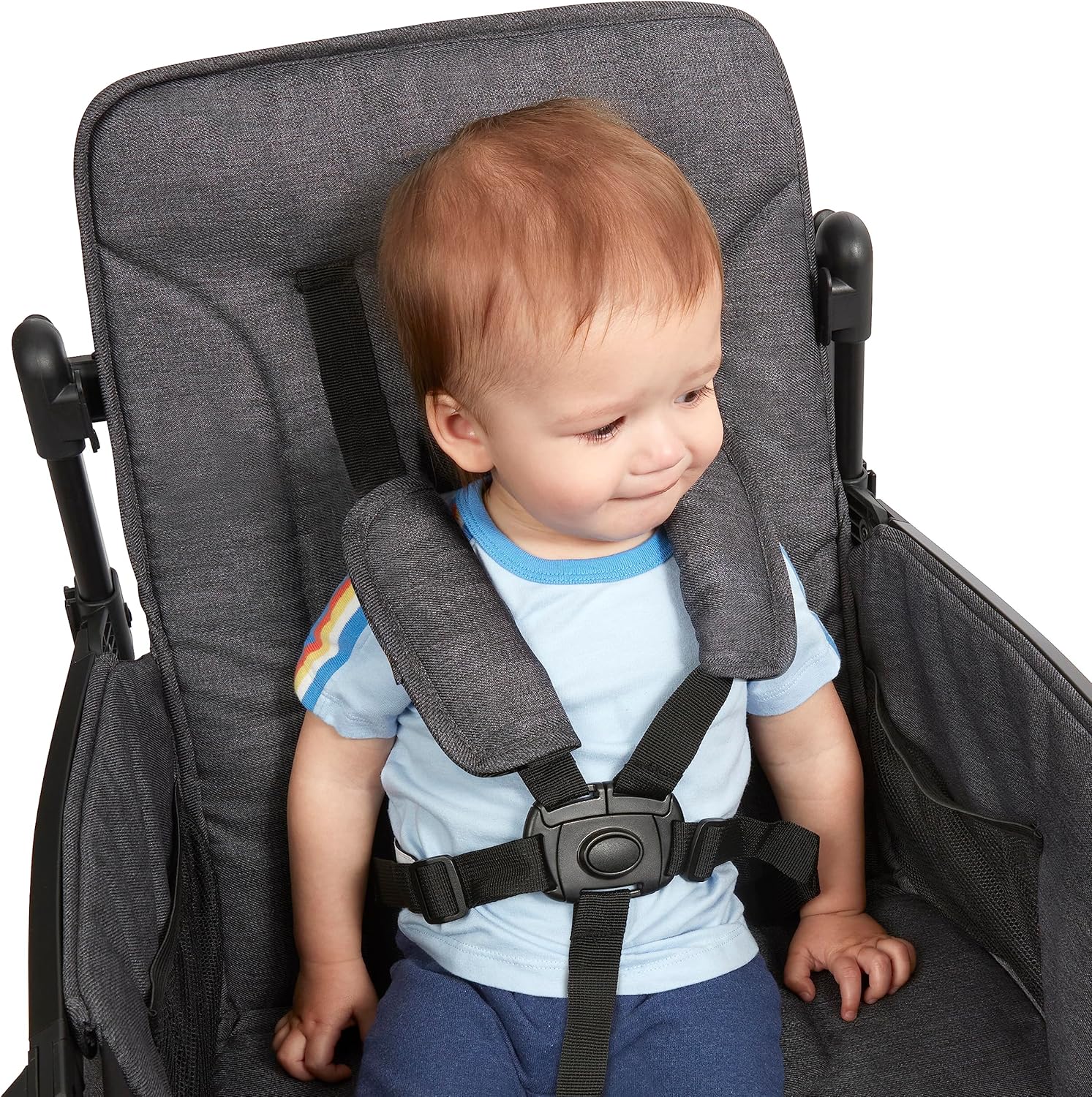 Stroller Wagon, 4 Seater Wagon Stroller for Kids with Low Sides, Baby Stroller Wagon, Quad Stroller