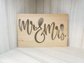 Wood Sign | Mr. & Mrs. | Cut-Out