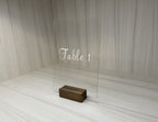 Table Numbers | Acrylic Sign