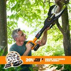 Worx WG320 20V Cordless JawSaw Chainsaw with Battery & Charger, Lightweight & Safe Design