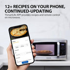 TOSHIBA 4-in-1 ML-EC42P(SS) Countertop Microwave Oven, Smart Sensor, Convection, Air Fryer Combo, Mute Function, Position Memory 13.6" Turntable, 1.5 Cu Ft, 1000W, Silver