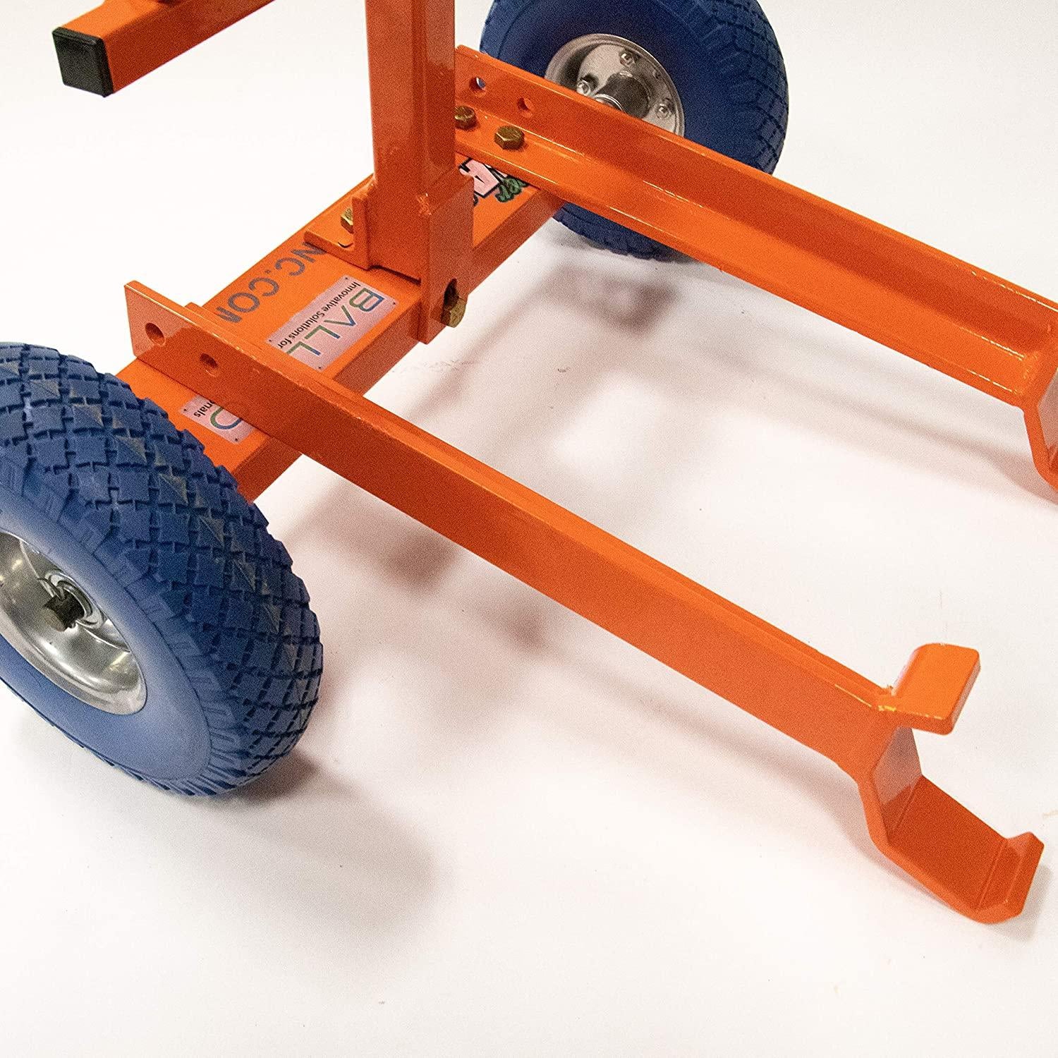 Ballard Inc Super Jack Pro Mower Jack – High Visibility Orange, Heavy-Duty, Compatible with ZTRs, Standers, Walk-Behinds