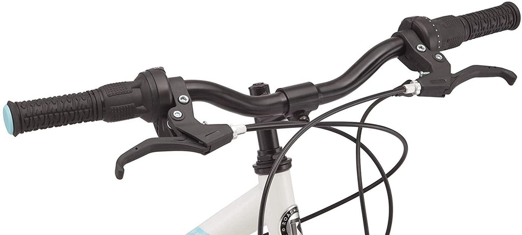 Roadmaster Granite Peak Women’s Bike 26′′ – White, Front Suspension, 18-Speed